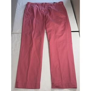 Polo Ralph Lauren Pants Men's 36x30 Stretch Straight Fit Cotton Twill Flat Chino